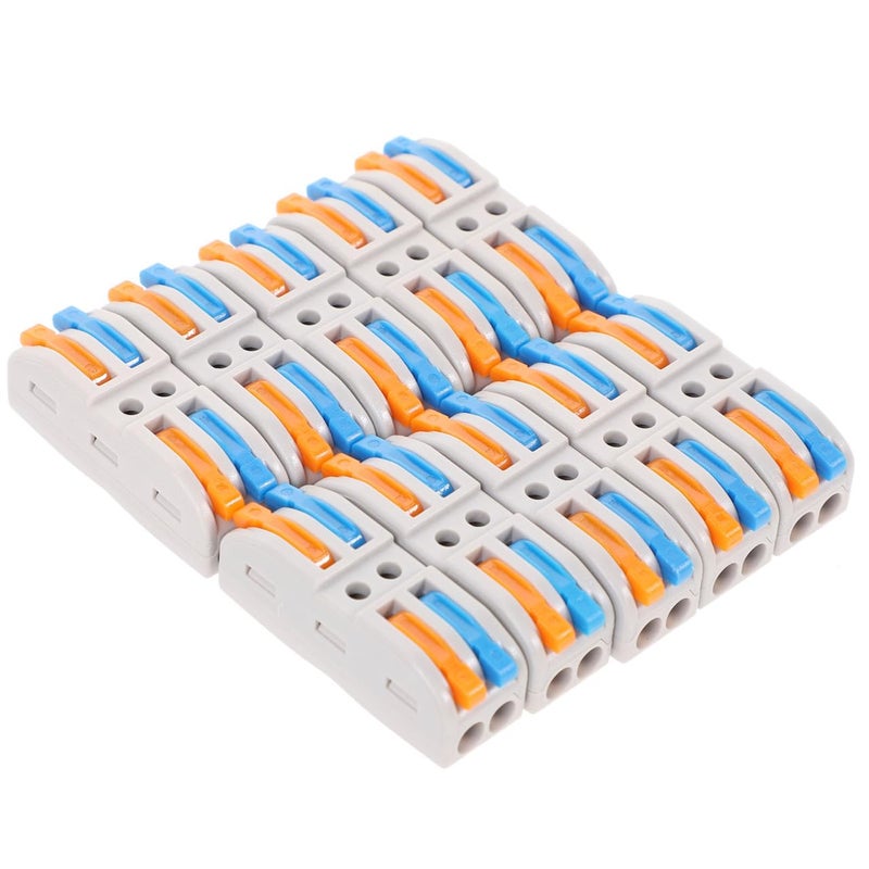 SOLUSTRE 10pcs Universal Terminal Block Kit for Electrical Projects Quick Connect Wire Splitter Connectors - Image 1